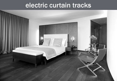 Electric curtain track