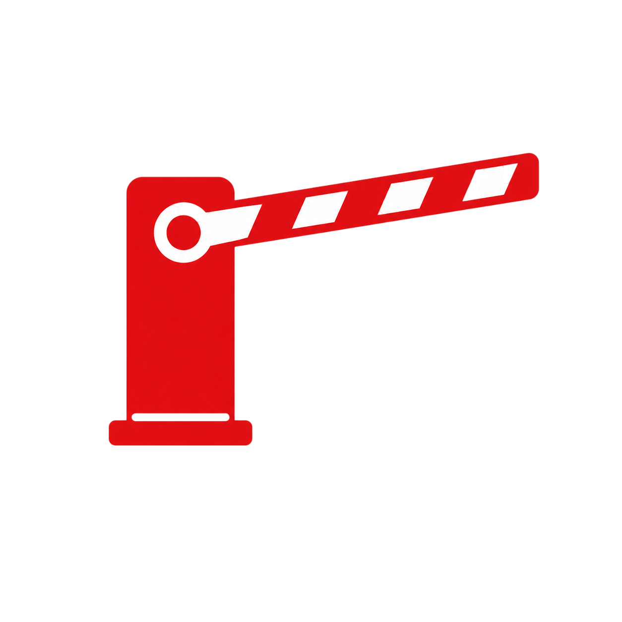 Basic residential boom barrier icon